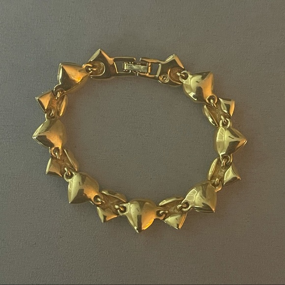 Swarovski Crystal Heart Link Bracelet - Picture 9 of 12